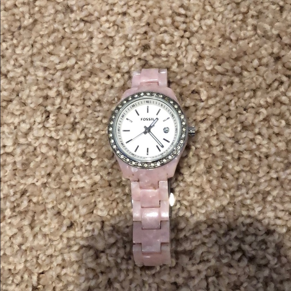 Fossil Watch, beautiful light pink